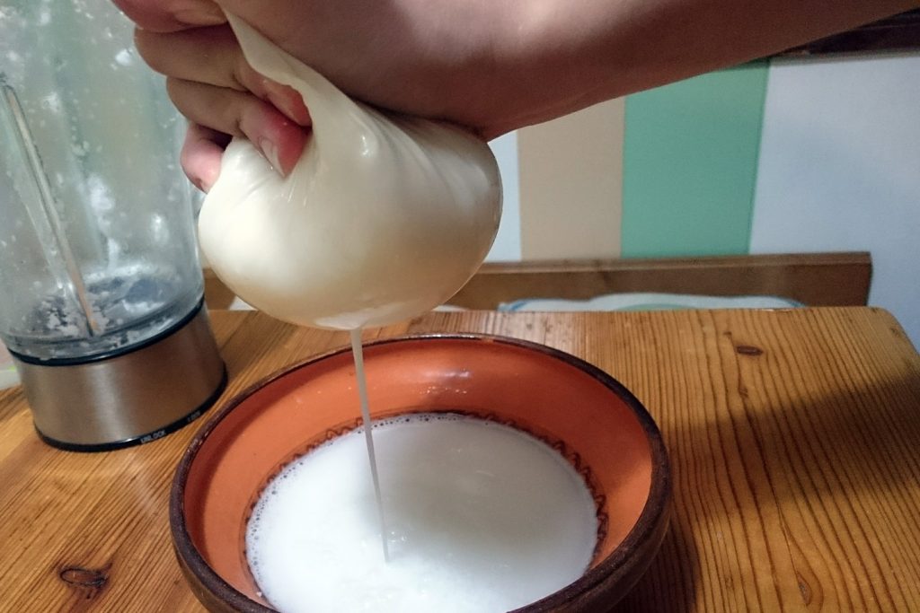 strain coconut milk cream recipe homemade cheap easy
