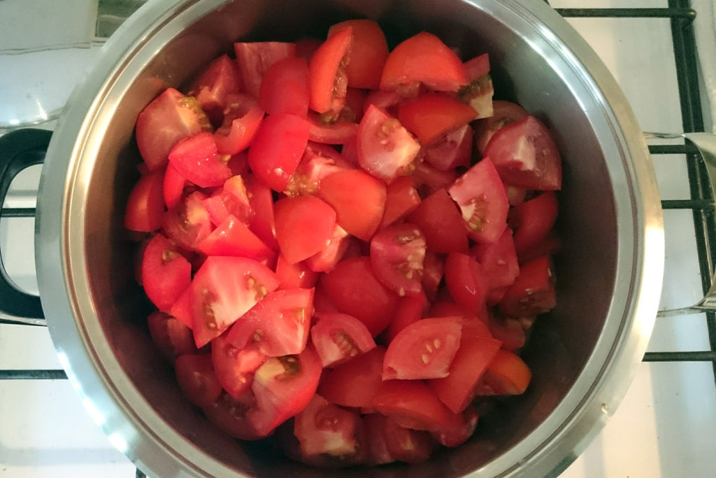 tomato processing sauce salsa homemade